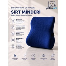 Visco Ortopedik Sırt Minderi Doğru Destek, Konforlu Oturuş Ortopedik Bel Sırt Minderi Sandalye Ofis Bel Minderi Bel Destek Yastığı