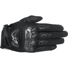 Alpinestars Stella SMX-2 Air Carbon V2 Korumalı Kadın Motosiklet Eldiveni Siyah