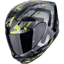 Scorpion Exo 391 Clutter Kapalı Motosiklet Kaskı Siyah  Sarı