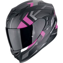 Scorpion Exo 520 Evo Air Sensus Kapalı Motosiklet Kaskı Mat Siyah  Pembe