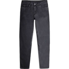 Knox Colton Slim Korumalı Denim Motosiklet Pantolonu Koyu Gri