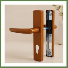 Bezos Kahverengi Balkon Kapı Kolu 50 mm HB006