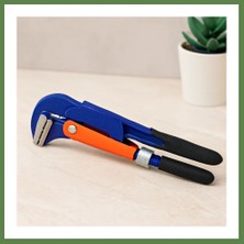 Bezos 1 Inç Çelik Boru Anahtarı (Silikon Saplı, 90° Maşalı) HB006