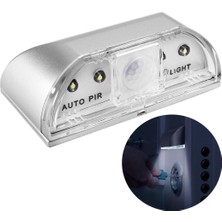 Hareket Sensörlü 4 Led'li Pratik Aydınlatma, Pilli