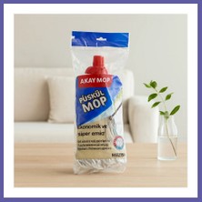 Nida Pamuklu Püsküllü Küçük Mop (Klasik Sap Uyumlu) Nıda