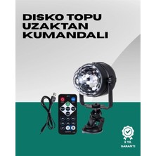 Hace Bazaar 7 Farklı Aydınlatma Modu ve Ses Sensörlü Disko Topu Lambası