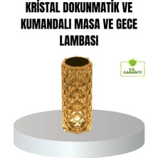 Hace Bazaar Kristal Rgb Led’li Kumandalı Masa ve Gece Lambası – Renkli Işık Modlarıyla Şık Dekoratif Aydınlatma