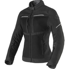 Clover Netstyle-3 Wp Korumalı Kadın Motosiklet Montu Siyah
