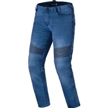 Shima Zenith Korumalı Motosiklet Pantolonu Mavi