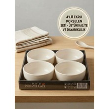 Porzellan Corba Kasesi 4 Adet Seramik