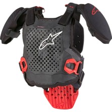 Alpinestars A-5 S V2 Genç Üst Gövde Koruma Siyah  Beyaz  Kırmızı