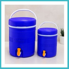 Defne Store Yuvarlak Plastik Termos Seti 14L+6L Musluklu Dfnbez