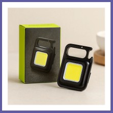 Nida Cob Anahtarlık Feneri USB Şarjlı 3in1 (Mıknatıslı, Kapak Açacak) Nıda