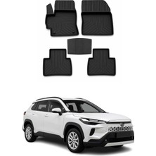 Tr Toyota Corolla Cross 2020-2026 Uyumlu 4d Havuzlu Paspas Siyah 5 Parça