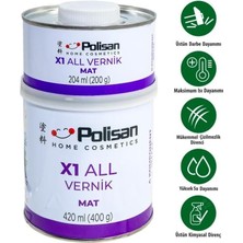 Tr X1 All Vernik Mat Şeffaf Çift Bileşenli 0.6 kg