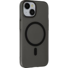 Raftan Topla Joko Iphone 15 Plus Tuna Pc Slim Magsafe Kapak - Siyah