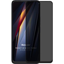 Tr Tecno Pova Neo 2 Privacy 5d Gizlilik Filtreli Cam Ekran Koruyucu Siyah [pova Neo 2 ile Uyumlu Ekr