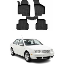 Tr Volkswagen Bora 1998-2006 Uyumlu 4d Havuzlu Paspas Siyah 5 Parça