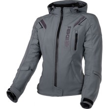 4riders Alice Pro Korumalı Softshell Kadın Motosiklet Montu Gri