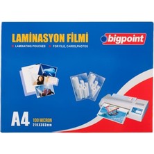 Tr BP694-100 Laminasyon Filmi A4 100 Mikron 100'LÜ Kutu