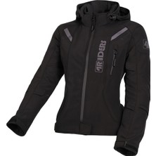 4riders Alice Pro Korumalı Softshell Kadın Motosiklet Montu Siyah