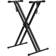Tr MSK505 Keyboard Standı, Çift Bacaklı, 61/76/88 Tuşlu Org ve Piyano ile Uyumlu