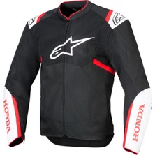 Alpinestars Honda T-Sps Air V2 Korumalı Motosiklet Montu Siyah  Beyaz  Kırmızı