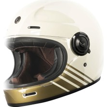 Torc T-1 Newport Breakers Kapalı Motosiklet Kaskı Krem
