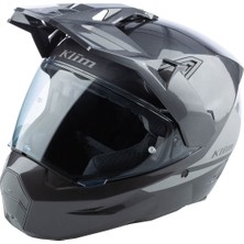 Klim X1 Alpha Carbon Korumalı Adv Motosiklet Kaskı Metalik Gri  Gri