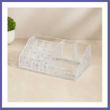 Nida Mika Kristal 16 Bölmeli Makyaj Organizer 12.5X22X7.7 cm Nıda