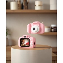 Nemere Mini 1080P Hd Çocuk Kamera Pembe 8mp Tf Kart Destekli Xuczzzçocukkamerası