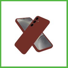 Bezos Samsung Galaxy A56 Uyumlu Kılıf First Silikon - Bordo Arz