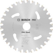 Tr Daire Testere Bıçağı Standart For Steel (Çelik, 136 x 20 x 1,6 Mm, 30 Dişli, Akülü Daire