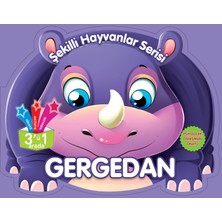 Parıltı Yayınları Şekilli Hayvanlar Serisi - Gergedan