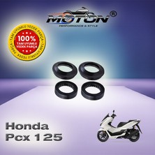 Moton Honda Pcx 125 Ön Amortisör Keçesi 4'lü Takım (Yağ + Toz Keçesi Seti)