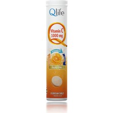 Tr Qlife Tripple Effect D Vitamini + C Vitamini + Çinko 20 Efervesan Tablet