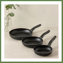 Bezos Teflon 3 Parça Tava Seti (16-20-24 Cm) HB006