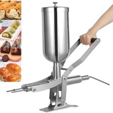 Tr Bu 5 Litre Makarna Doldurma Makinesi, Churros, Donuts, Cupcake Için, 1 Uzun ve 3 Kısa Başlıkl