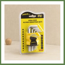 Bezos Alyan Anahtar Seti 9 Parça Kısa Düz (1.5?10 Mm) HB006