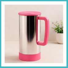 Defne Store Pembe Paslanmaz Çelik Sürahi (Sıcak & Soğuk) Dfnbez