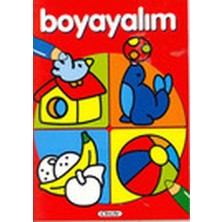 Çiçek Yayıncılık Boyayalım 2 - Kırmızı