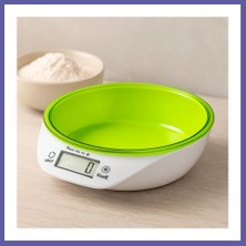 Nida Dijital Kaseli Mutfak Terazisi 5kg/1g (Pilli) Nıda