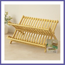 Nida Bambu Tezgah Üstü Bulaşıklık ve Tabaklık 46X33 cm Nıda