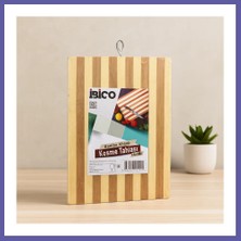 Nida Bambu Kesme Tahtası 18X28X1.3 cm (Metal Kulplu) Nıda