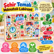 Sende Buldum Şehir Temalı Mıknatıslı Labirent