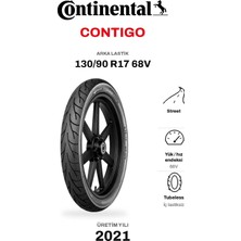 Continental Contigo 130/90 R17 68V Arka Motosiklet Lastiği