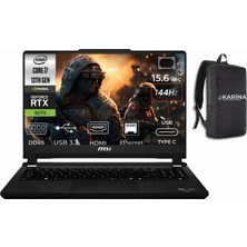 MSI Msı Cyborg 15 Max Intel Core I7-13620H C13WG-070XTR-K82 128GB 4tb+4tb RTX5070 8gb W11PRO 15.6" Fhd 144Hz Gaming Notebook