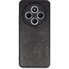 Xiaomi Redmi 14C Kılıf Aras Deri Kapak - Siyah