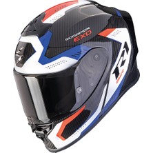 Scorpion EXO R1 Evo Air Carbon Propel Spor Motosiklet Kaskı Siyah  Beyaz  Kırmızı