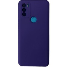General Mobile Gm 21 Plus Kılıf Nano Içi Kadife Silikon - Mor